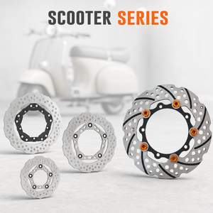 Disco Freno Anteriore Flottante Leggero da 200mm/220mm per Moto e Scooter, Compatibile con <span class=keywords><strong>Vespa</strong></span> <span class=keywords><strong>LX</strong></span> 50/125/150 Primavera Sprint - Product Image 6
