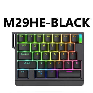 For M30HE New Single Hand Mechanical Magnetic <b>Switch</b> <b>USB</b> Type-C Wired Mini Gaming Keyboard Low Latency Hot Swap Office Gift - Product Image 2
