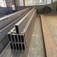 Tube carré en acier à coins vifs, section creuse métallique angulaire soudée avec précision pour armoire industrielle