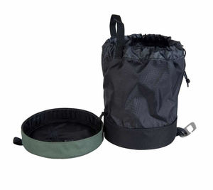 Bolsa de Tiza Redonda de Poliéster Reciclado, Plegable, con Bolsillo Interior con Cremallera, para Escalada en Roca, Proveedor Chino - Product Image 6