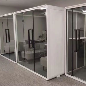 La Oficina Tipo Cápsula Acústica Insonorizada, Casa Prefabricada, se Utiliza como Cabina Acústica Centralizada para Reuniones y Trabajo - Product Image 1