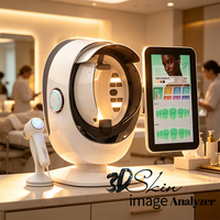 Analizador de piel 3D con IA, sistema de imagen multispectral para la piel, probador facial de la piel, detector de la piel para centros de belleza profesionales