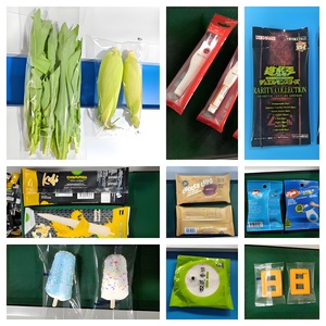 Fully Automatic Horizontal Mini Wrapping Flow Packing Ice Cream Cone Wafer Biscuit Lolly Popsicle Packaging Machine - Product Image 2