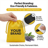Pochette à cordon en polyester réutilisable et écologique avec logo personnalisé OEM, emballage anti-poussière, vente en gros pour cadeaux