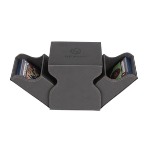 Caja de Almacenamiento de Cartas Coleccionables de PU con Diseño Elegante, Compartimentos Separados y Solapa, Personalizable OEM - Product Image 1