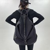 Sac à dos personnalisé en maille Y2K Millennium Hot Girl, multi-poches, fermeture éclair, sac à main à bandoulière unique