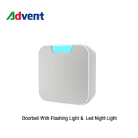 Kit de sonnette intelligente auto-alimentée OEM ODM pour villa, hôtel, appartement, sonnette personnalisée avec logo OEM, sonnerie avec lumière LED nocturne, bouton IP65