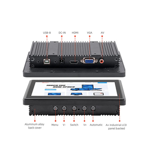 10.1 인치 IP65 방수 터치 스크린 10 인치 4 선 터치 패널 산업용 컴퓨터 터치 스크린 - Product Image 2