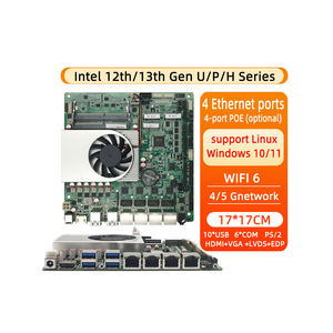Placa de servidor de próxima generación I3/I5/I7 12/13th 4 * RJ45 LAN 4 * POE Itx Mini placa base industrial para aplicaciones <span class=keywords><strong>Iot</strong></span> - Product Image 2
