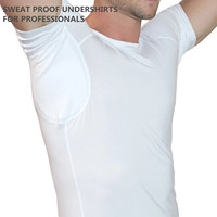 Vecht Geur Oksel Zweetbestendig Zweetbestendig Onderhemd Custom Blanco T-Shirt Logo Groothandel