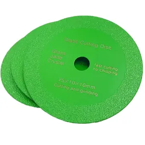 Disque de coupe en <span class=keywords><strong>verre</strong></span> 75 mm ultra-fin, lame de scie diamantée pour jade, <span class=keywords><strong>bouteille</strong></span> de vin, céramique, polissage, machine à <span class=keywords><strong>meuleuse</strong></span> d'angle - Product Image 3