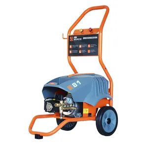 China commercial E8130S 160bar 2800rpm 3kw 220v mobile car washer machine high pressure portable