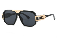 Lunettes de soleil rectangulaires Bettega New Style pour hommes, style haut de gamme, pour le marché international, style streetwear steampunk.