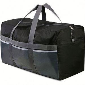 Sac de voyage unisexe en polyester de haute qualité, grande capacité, tendance, imperméable, pour la gym, le fitness, les week-ends et les séjours d'une nuit - Product Image 1
