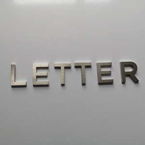 De corte por láser de la <span class=keywords><strong>A</strong></span> la <span class=keywords><strong>Z</strong></span> 3D árabe cartas para oficina pared decoración de la habitación - Product Image 4