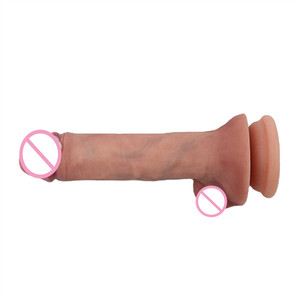 Realistische Zachte Dildo Met Zuignap Handen Gratis Vrouwelijke Masturbatie Simulatie Penis Seksspeeltje Voor Vrouw En Mannen - Product Image 6