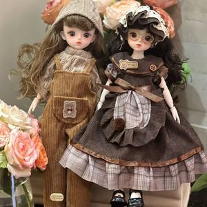 ชุดตุ๊กตาเจ้าหญิง BJD ขนาด 6 นิ้ว 30 ซม. ชุดแต่งตัวของเล่นสำหรับเด็กผู้หญิงอายุ 7-14 ปี พร้อมกล่องสีสันสวยงามแบบยอดนิยมบนอินเทอร์เน็ต - Product Image 1