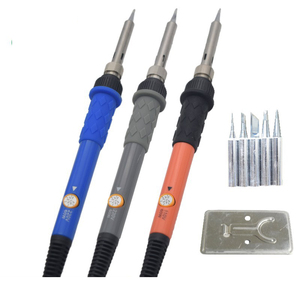 Deko — pistolet d'alimentation <span class=keywords><strong>automatique</strong></span> de soudure 60W, <span class=keywords><strong>fer</strong></span> à <span class=keywords><strong>souder</strong></span> électrique avec support de soudage - Product Image 5