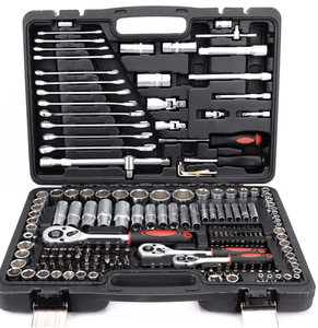 216-Piece Auto Repair Mechanical Tools Kit 1-Drawer Heavy Duty Metal Box OEM Supported <b>Case</b> Hand Metal <b>File</b> Wrenches Automotive - Product Image 3