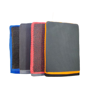 Guante de microfibra de doble cara LEWELL para lavado de coches, reutilizable, para eliminación de barro, polvo de hierro, alquitrán y sobrestropo. - Product Image 1