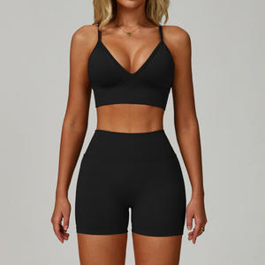 YOKE Abbigliamento Sportivo Personalizzato per Donne, Completi da Allenamento con Maniche Lunghe e Leggings Senza Cuciture, Set per <span class=keywords><strong>Palestra</strong></span> e Yoga - Product Image 3