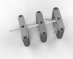 Tourniquet extérieur à trois rouleaux importé en acier inoxydable 304 avec contrôle d'accès par carte RFID pour le contrôle d'accès - Product Image 6