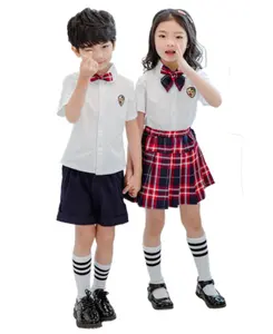 Summer Children Unisex School Uniform Dress