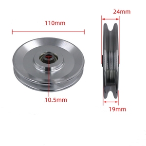 Günstiger Preis 70mm Fitness Gym Sport teil Kabel rad Aluminium legierung Riemens cheibe - Product Image 6