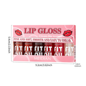 Kit de 6 Gels Lèvres Effet Soie Non-Transfert Hydratant et Facile à Appliquer, Marque Privée OEM Charming Point, Tendance <span class=keywords><strong>TikTok</strong></span> - Product Image 5