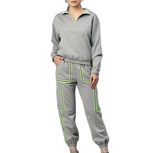 Ensemble de survêtement d'hiver pour homme Soccer Max Pro imprimé vintage, respirant, séchage rapide, haut à manches longues et leggings en polyester/coton - Product Image 2