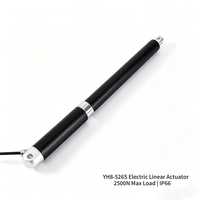 Actionneur linéaire à faible bruit YH8-526S 2500N DC 12V/24V IP66 à balais électriques pour applications médicales, esthétiques et mobilier