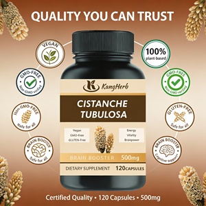 อาหารเสริมสมุนไพรฉลากส่วนตัว OEM สารสกัดจาก <span class=keywords><strong>Cistanche</strong></span> Tubulosa แท้ 100% แบบแคปซูล - Product Image 2