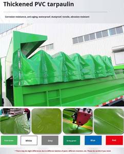 Nouvelle bâche en toile cirée <span class=keywords><strong>rétractable</strong></span> automatique Qianjinhongfan de haute qualité, anti-poussière, imperméable, anti-UV, pour camion benne - Product Image 4