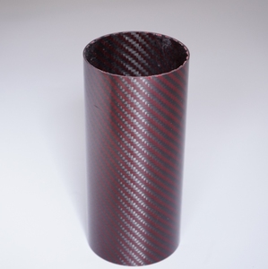 Tubo de fibra de carbono 3K multicolor de gran diámetro de 25/30/35/40mm para piezas de construcción, aeroespaciales y automotrices. - Product Image 2