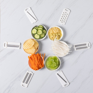 Hướng dẫn sử dụng đa chức năng tiện ích nhà bếp PP Rau Chopper <span class=keywords><strong>Slicer</strong></span> & xoay Cutter với cống bask cho Trái Cây Rau - Product Image 6