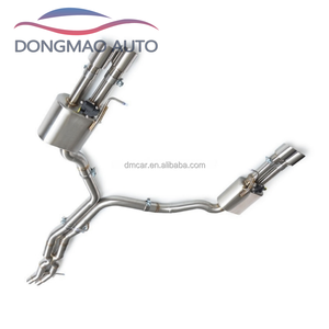 Convient pour Audi <span class=keywords><strong>RS4</strong></span> 4.2 B8 2009-2016, tuyau d'échappement haute performance en acier inoxydable avec soupape à quatre points - Product Image 1