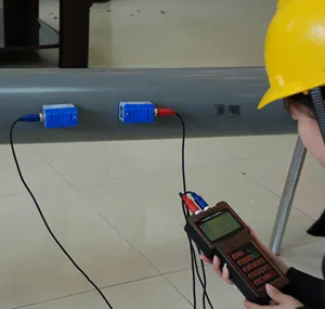 Débitmètre ultrasonique portable intelligent de mesure du flux d'eau, outil de mesure