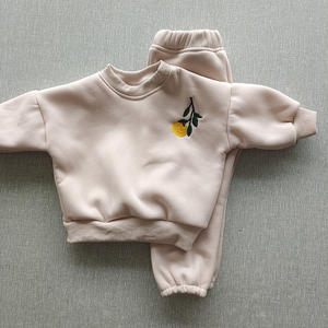 Ensemble de Vêtements pour Bébé Polaire Broderie Pull Sweat Jogger Pantalon Ensemble Filles Toddler Tops Tracksuit - Product Image 6