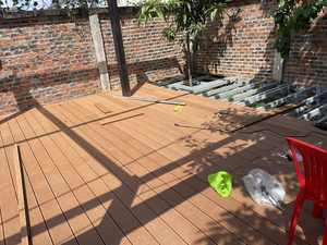 Lusso WPC legno composito <span class=keywords><strong>pavimenti</strong></span> <span class=keywords><strong>per</strong></span> giardino esterno Design moderno con tecniche lisce Click Lock installazione - Product Image 6