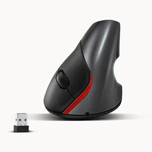 Rechargeable wireless mouse vertical computer gaming mouse