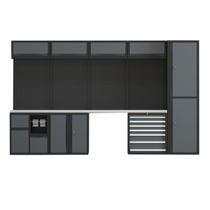 <strong>Tools</strong> Storage Workbench Cabinet Set Heavy Duty Garage Car Repair Workshop Metal Cabinet with Drawers <strong>Tool</strong> <strong>Trolley</strong> - Product Image 3