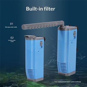 Filtro Multifunzionale per Acquario con Collo <span class=keywords><strong>d</strong></span>'Oca e Barra Spray, Pulitore per <span class=keywords><strong>Tartarughe</strong></span>, Pompa di Circolazione a Cascata per <span class=keywords><strong>Habitat</strong></span> di Rettili - Product Image 2