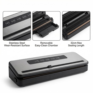 <span class=keywords><strong>Machine</strong></span> d'<span class=keywords><strong>emballage</strong></span> <span class=keywords><strong>sous</strong></span> <span class=keywords><strong>vide</strong></span> semi-automatique portable et économe en énergie pour viande, certifiée CE RoHS, avec lame - Product Image 5