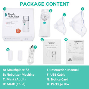 Fitconn nebuliser Motor kapasitas tinggi, <span class=keywords><strong>nebulizer</strong></span> jala kecepatan dapat disesuaikan untuk penggunaan luar ruangan - Product Image 4
