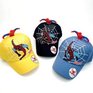 Yaz örümcek işlemeli ördek kap Boys için karikatür bere beyzbol şapkası açık seyahat hediyesi tulumları çocuk günü tatil için - Product Image 3