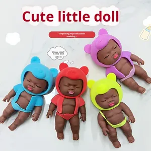 Figurine Ugly Cute Squishy à rebond lent, noire, en EVA, format paume, jouet à tirer, unisexe, pour 5 à 7 ans - Product Image 1