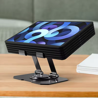 Support de tablette de bureau rotatif à 360° en gros, support de téléphone et tablette pliable et réglable avec logo personnalisé