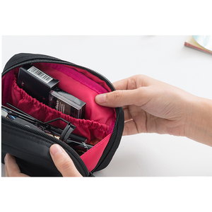 Estuche de Viaje Personalizado con Logotipo, de Nailon Impermeable y Tela Oxford, con Doble Cremallera, de Pequeña Capacidad, Portátil, para Guardar Maquillaje, para Actividades al Aire Libre - Product Image 6