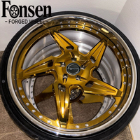 Jantes forgées de 18, 19, 20, 21, 22, 23, 24 pouces, jantes de voiture profondément concaves, jantes en aluminium chromé, jantes en alliage 6061-T6 en 2 parties