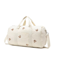 Sac de voyage brodé populaire, léger, antivol, rangement, sac à main, sac bandoulière, sac Boston, sac de maman